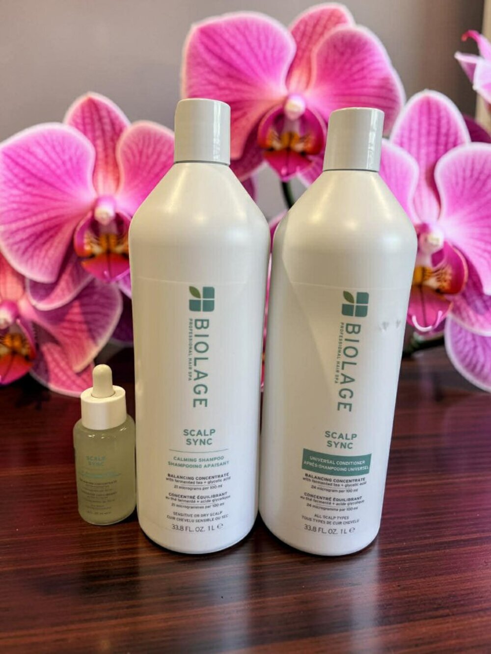 Biolage Scalp Sync Calming Shampoo + Universal Conditioner Oil Balancing Serum
